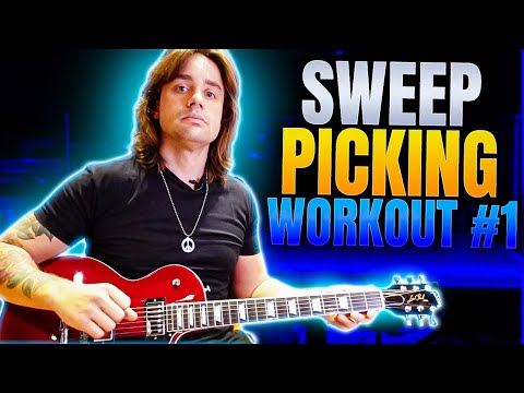 Sweep Picking Workout #1 (Get Started with Sweep Picking)