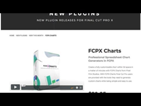 Developers at Pixel Film Studios Release FCPX Charts for Final Cut Pro X.