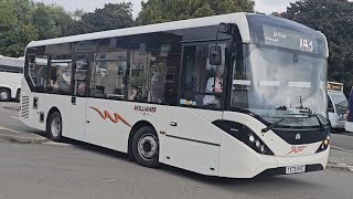 Williams of Brecon YX75 KVC departing Abergavenny Bus Station on 19th September 2025