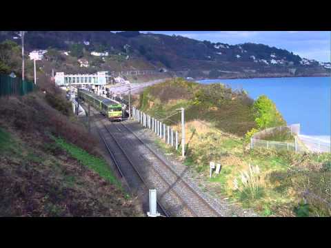 Dart train number 8313 - Killiney Station, Dublin