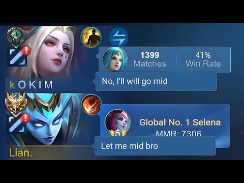 NORMAL DAY IN RANK GAME! 💀 | SEASON 32 NEW BUILD SELENA HYPER !! - WTF DAMAGE