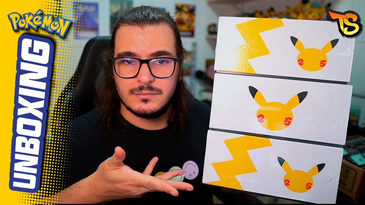 Watch Now ABRI 3 Coleção Dourada de Celebrações! Mini-Massive Unboxing do Produto do Momento! - Pokémon TCG ABRI 3 Coleção Dourada de Celebrações! Mini-Massive Unboxing do Produto do Momento! - Pokémon TCG
