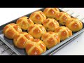 Soft Hot Cross Buns Recipe How To Make Soft Hot Cross Buns Easter Recipe Hot Cross Buns