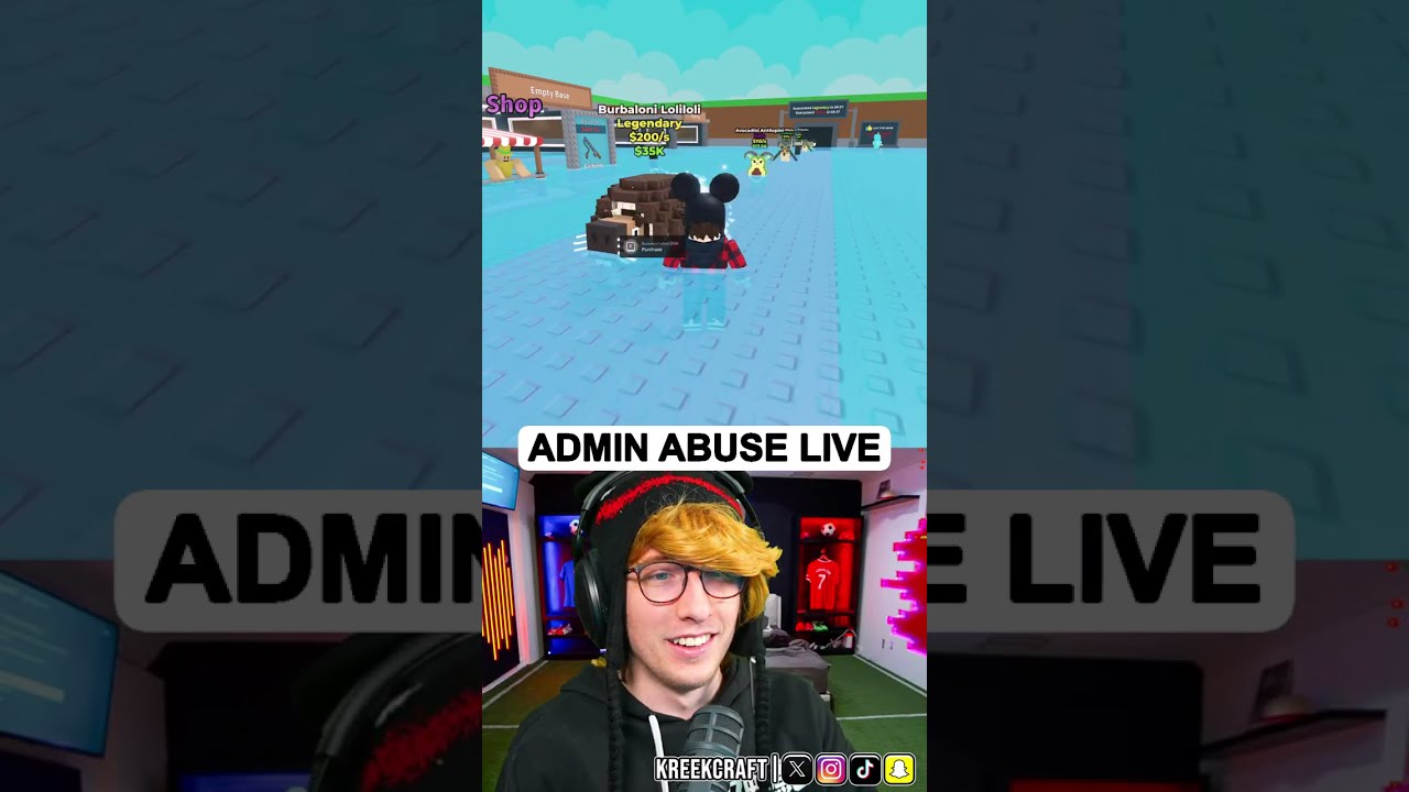 #shorts Steal a Brainrot Admin Abuse (Taco Tuesday)