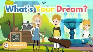 5-Minute English Conversation Practice: Talking About Dreams & Future Plans