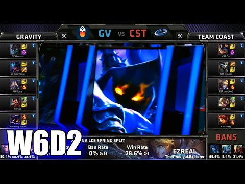 Gravity vs Coast | S5 NA LCS Spring 2015 Week 6 Day 2 | GV vs CST W6D2G1 VOD 60FPS