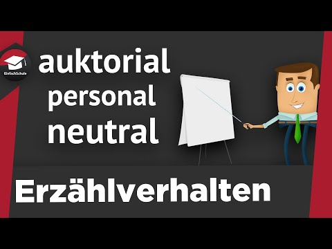 Narrative technique - narrative behavior simply explained - authorial, personal, neutral differen...