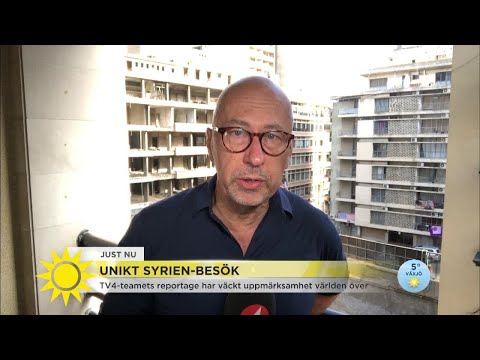 Stefan Borg om sitt unika Syrien-besök: Det var en daglig kamp - Nyhetsmorgon (TV4)