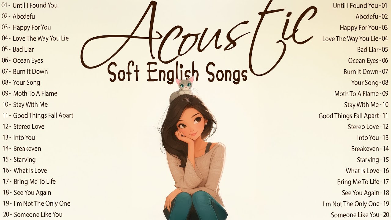 Cozy Acoustic Songs with Lyrics 2025 ✨ Soft Music 2025 New Songs to Start Warm