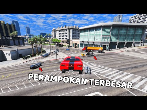 MISI HOT PURSUIT DAN PERAMPOKAN TERBESAR DI GTA 5 - GTA 5 STORY