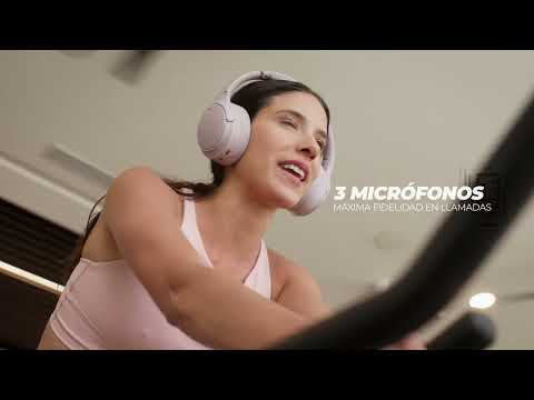 thumbnail video image 2 of Audífonos On Ear Stf One Plus Lila, 2 of 6