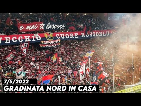 GRADINATA NORD IN CASA || Genoa vs Juventus 7/5/2022