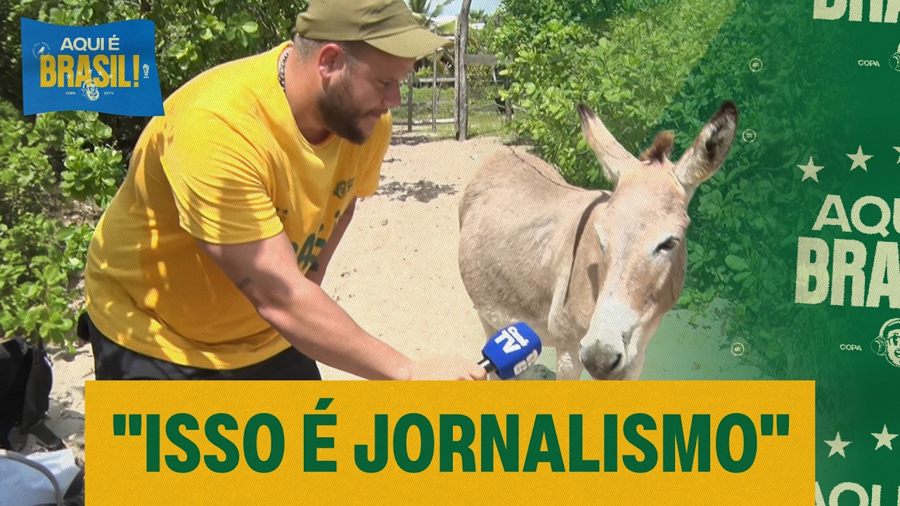 ISSO É JORNALISMO! LUCCA BOPP ENTREVISTA JUMENTO DIRETAMENTE DO MARANHÃO | AQUI É BRASIL