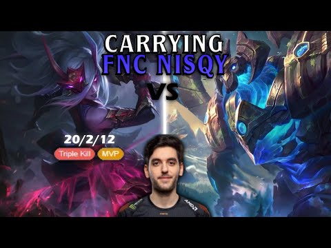 SHOWING FNC NISQY WHY I CANT BE COUNTERPICKED (Challenger Katarina EUW)