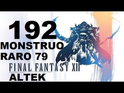 FINAL FANTASY XII parte 192 ALTEK/ALTECT (monstruo raro 79 de 80) CUERNO