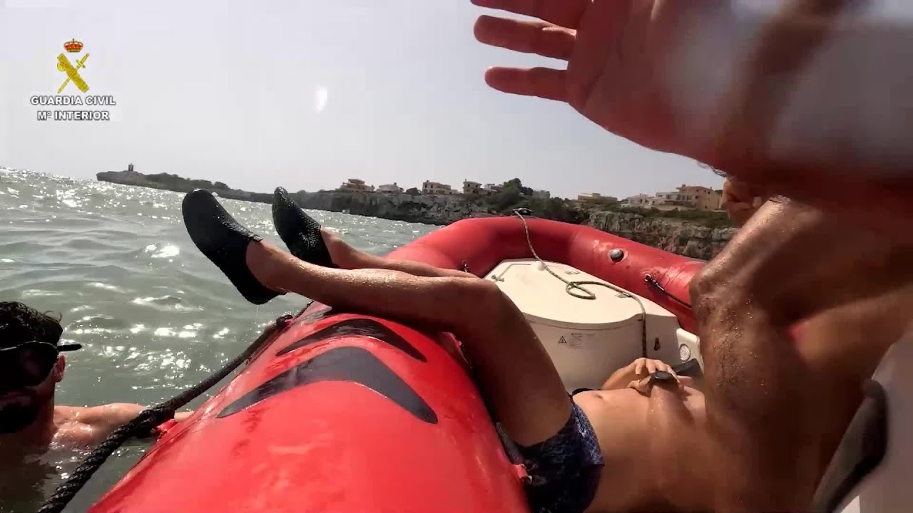 La Guardia Civil rescata a una persona que se estaba ahogando en Mallorca