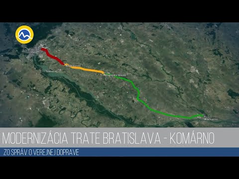 Modernizácia trate Bratislava - Komárno 12.5.2022
