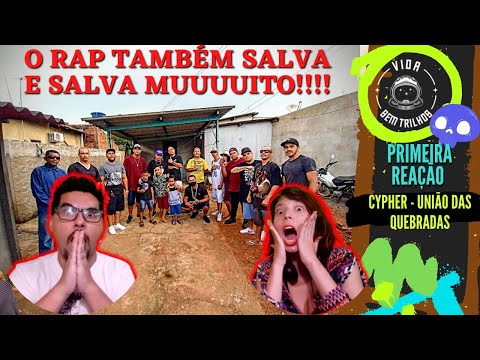 Roqueiros Reagindo a RAP GOSPEL - Cypher | União das Quebradas [PRIMEIRA REAÇÃO VIDA SEM TRILHOS]
