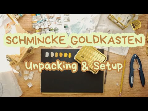 🎨 Der neue Schmincke Goldkasten ist da und ich zeig dir, wie ich ihn befülle!