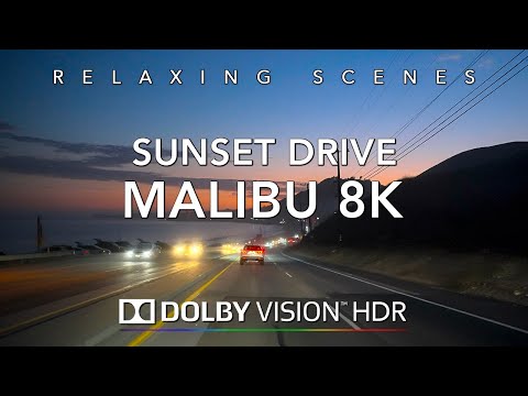 Driving Malibu 8K HDR - Downtown LA to Malibu on PCH