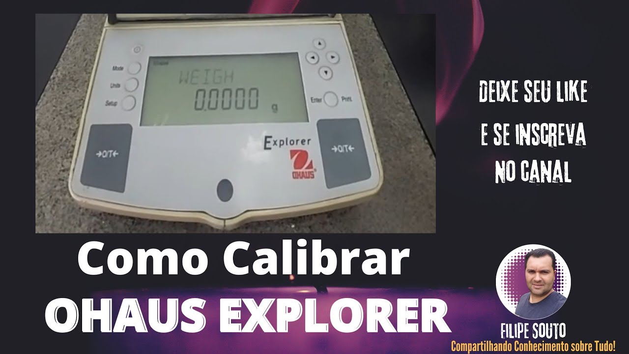 Calibração Balança OHAUS EXPLORER - EO2140
