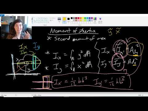 Moment of Inertia (or second moment of area) - ENG 211 Statics - Lesson 36