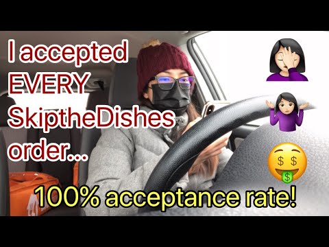 I ACCEPTED EVERY SKIP THE DISHES ORDER | HOW MUCH I MADE IN 4 HOURS | WINNIPEG | Katrina Anne