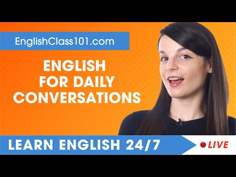 Learn English Live 24/7 🔴 English Speaking Practice - Daily Conversations  ✔
