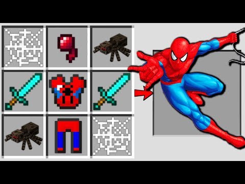 Scooby Noob - Minecraft Battle : HOW TO CRAFT SPIDER MAN Challenge in Minecraft Animation
