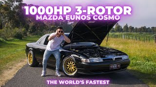 1000HP 20B 3-ROTOR TURBO - Mazda Eunos Cosmo Review: WORLD’S FASTEST ROTARY