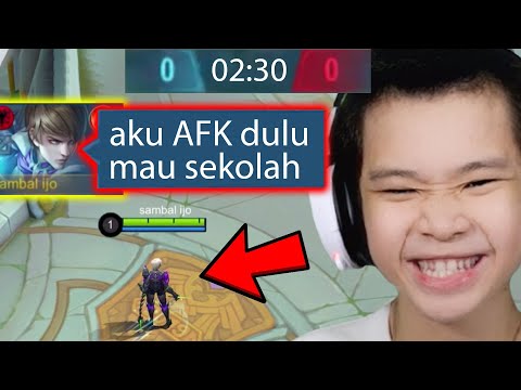 Prank Top 1 Gusion AFK Sekolah! - Mobile Legends