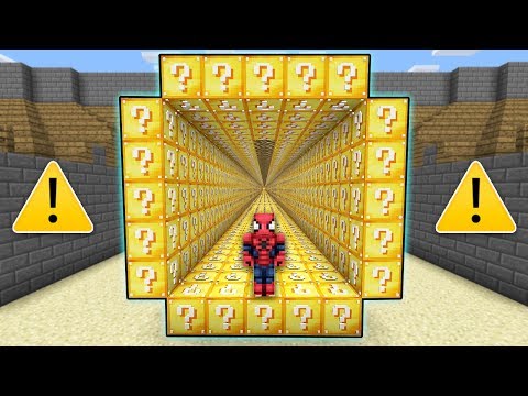 SONSUZ ŞANS BLOKLARI TÜNELİ CHALLENGE - Minecraft