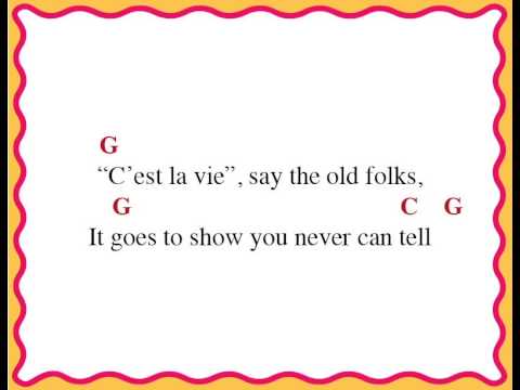 Easy Ukulele - You Never Can Tell (Chords and Lyrics)