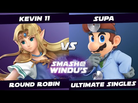 Smash @ Windu's 134 - Kevin 11 (Zelda) vs Supa (Dr. Mario) - Round Robin SSBU