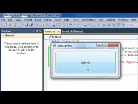 Message Box Tutorial Visual Basic Beginner Website Down