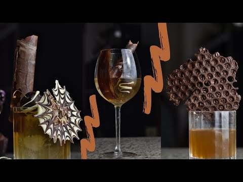 9 Ideas & Techniques for Decorative Chocolate Garnishes - Cocktails & Cakes