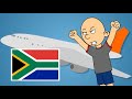 Classic Caillou Misbehaves On The Trip To South Africa Grounded