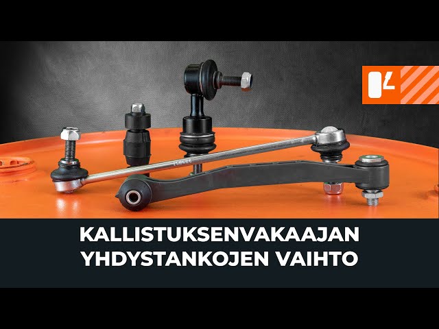 Katso video-opas kuinka vaihtaa Tanko kallistuksenvaimennin MITSUBISHI LANCER Saloon (CY/Z_A)-mallin