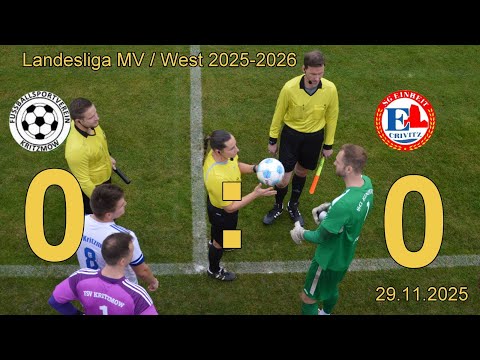 FSV Kritzmow vs. SG Einheit Crivitz LL West MV 2025 -2026