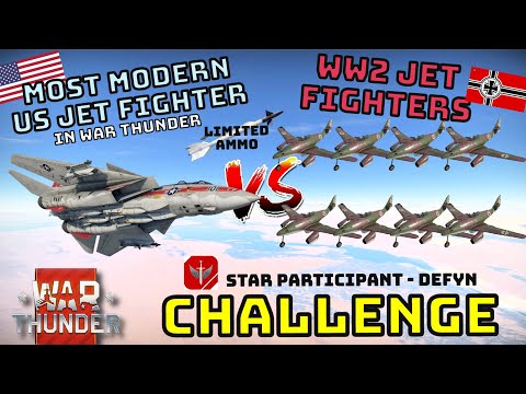 F-14 VS WW2 JETS - MOST MODERN US JET FIGHER IN WT VS HITLER'S JETS - WAR THUNDER