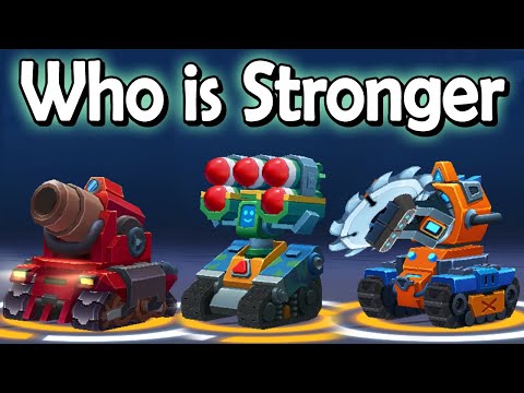 Tank Hero | Who is Stronger / BLASTER Lv.10 vs ROCKET Lv.41 vs MAGNETIC Lv.25