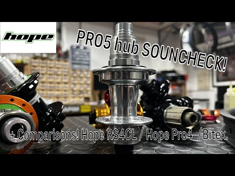 Hope PRO 5 Hub SOUNDCHECK Video! (+Comparisons!)