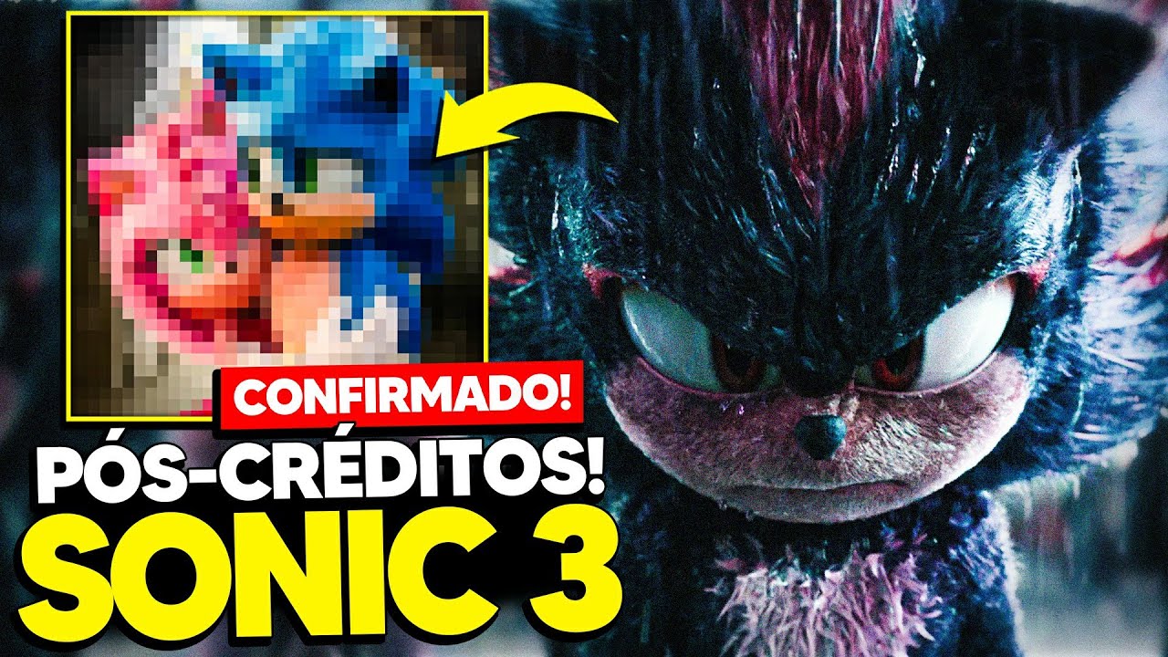 🚨NOVAS FOTOS, PÓS-CRÉDITOS, NOVO PERSONAGEM e MAIS NOVIDADES de SONIC 3 O FILME!