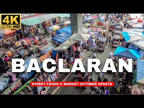 [4K] AMAZING Street Foods & Flea Market | BACLARAN Walk Tour UPDATE October 2024