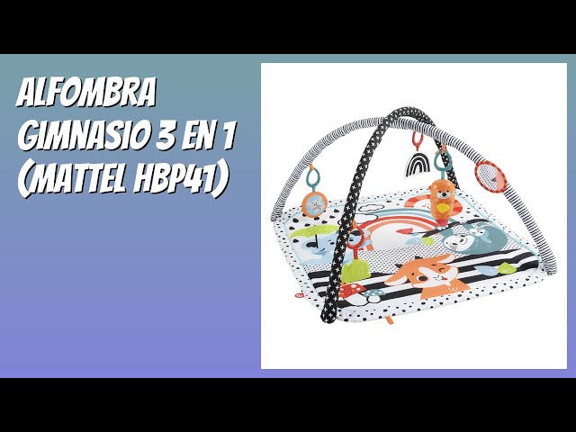 Vídeo relacionado con Fisher-Price Alfombra Gimnasio 3 en 1, Estampado animalitos Divertidos, Manta para bebé recién Nacido con Accesorios (Mattel HBP41)