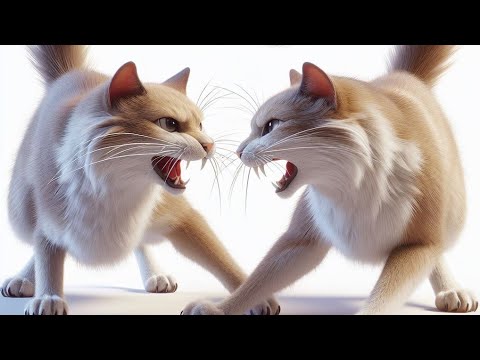 Cat VS Cat | Two Cats Fighting