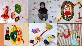 ||Raksha Bandhan baby photoshoot ideas||simple baby photoshoot themes||Easy rakhi making ideas||