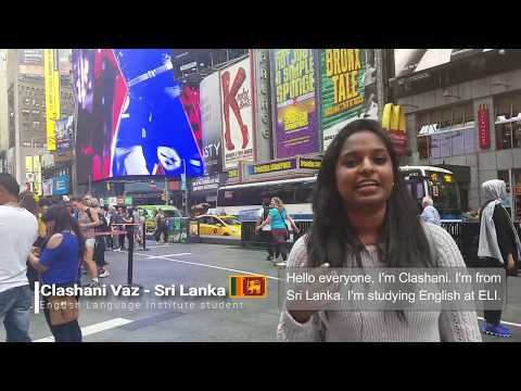 ELI student from Sri Lanka - Study English in New York