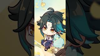 【原神】#秋分の日　凧は風に乗って遠くへ舞い上がり、ヤマガラは枝で羽を休める。秋の気配に満ちた大空の下で、共に楽しもう。