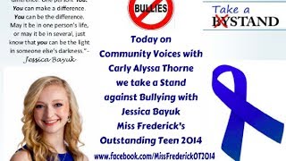 Take a Stand against Bullying with Miss Frederick's Outstanding Teen 2014 Jessica Bayuk video